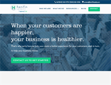 Tablet Screenshot of hanifinloyalty.com